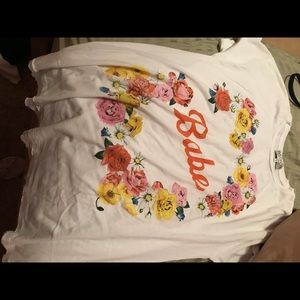 Wild fox babe tshirt dress